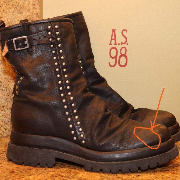 AS98 Duke Boots Size 41 Black - Picture 12 of 12
